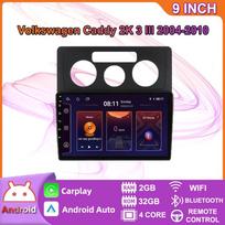 Skirta Volkswagen Caddy 2K 3 III 2004–2010 Carplay Android Car Radio GPS Navigation 2din 2+32GB 2+32GB