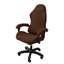 1 rinkinys stilingas Nordic žaidimų kėdės užvalkalas Minkštas elastingumas, neslystantis dulkėms atsparus Polar Fleece fotelio užvalkalas tamsios kavos spalvos