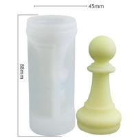 1 Pcs DIY Candle Silicone Chess Mold 3D Resin Molds Creative Chocolate Baking Utensils Home Soap Making Kit Home Decoration