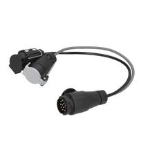 12V 13 kontaktų į 7 kontaktų priekabos kištuko keitiklis Plastikinis PVC Žalvaris standartinėms Europos kemperiams RV