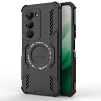 Dėklas Xiaomi Redmi 15 Dėklas Redmi 15 15C Apsauginis nuo smūgių Magnetinė Adsorbcija Belaidis Įkrovimas Galinis Dangtelis Dėklas Redmi 15 6,9 colio For Redmi 15 169.5mm juoda