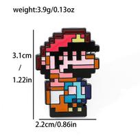 Japanese Creative Game Characters Metal Badge Super Mario Brooch Super Mario Pin
