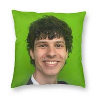 Slushy Noobz Martin Hamzah Moprh Square Pillowcase Polyester Linen Velvet Pattern Zip Decorative Sofa Seater Cushion Cover 30cmx30cm