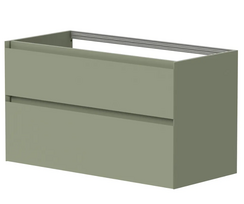 Spintelė po dvigubu praustuvu Kame LOFT, BUD/12-3DR/D14-LFT, 120 cm, Savanos žalia