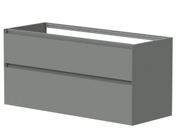 Spintelė po dvigubu praustuvu Kame LOFT, BUD/12-3DR/D18-LFT, 120 cm, Šviesiai pilka