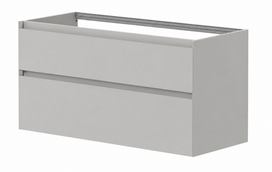 Spintelė po dvigubu praustuvu Kame LOFT, BUD/12-3DR/D37-LFT, 120 cm, Perlų pilka