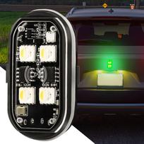 Car Strobe Light 6 Pieces Cordless Safety Lights 8-Color Remote Control Safety Warning LED For Trailer Bike Aircraft Tailgate China Mainland