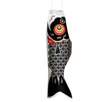 Outdoor Japanese Carp Flag Windsock Fish Flag Kite Home Garden Decoration Wind Socks Colorful Cartoon Hanging Fish Flag 40cm