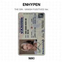 ENHYPEN THE SIN : VANISH FUGITIVES Ver. Official Photocard NI-KI