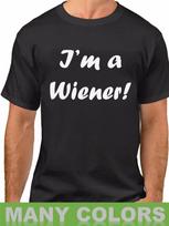 I'm a Wiener Funny T Shirt Oktoberfest Sausage Dog Hotdog BBQ Food Party Gift XL