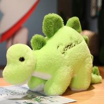 28cm Super minkšta miela dinozauro pliušinė lėlė Animacinio stiliaus kimštas gyvūnas Dino žaislas vaikams Kūdikio apkabinama lėlė Miego pagalvė Kawaii Namų dekoras 28cm