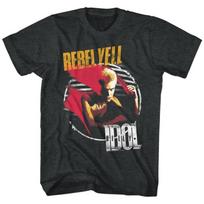 Billy Idol Rebel Yell Heather Adult T-Shirt 4XL