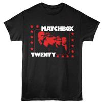 Matchbox Twenty Star Border Black T-Shirt XL