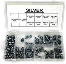 SILVER KALAMITKI METRIC tepimo antgaliai 110vnt Sidabrinis