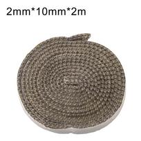 Long-lasting Performance Fireplace Sealing Rope Glass Seal Rope Stove Rope 2mm*10mm*2m