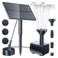 Brushless Motor Solar Pump for Garden Decoration with 50cm Spray Height