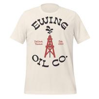Dallas TV Show T-Shirt, Retro Ewing Oil (100% Cotton, Unisex) 3XL