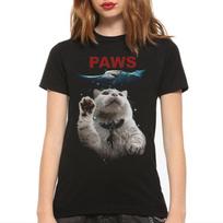 Cat Paws Jaws Funny T-Shirt, Men's and Women's Sizes 2XL
