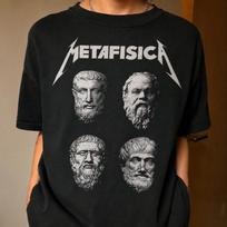 Stoic Philosophy T-Shirt — Marcus Aurelius Socrates Plato Aristotle Black Art Tee 4XL