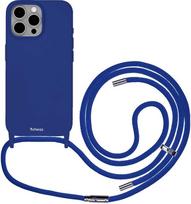 Atminties kortelė „Artwizz HangOn“ silikoninis dėklas + įkrovimas iPhone 15 Pro Max - karališkos mėlynos spalvos