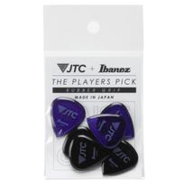 Ibanez x JTC collaboration picks using Ibanez Tritan 2 guitars,  rubber grip  finish, colors, 6-pack, PJTC1R-MX1