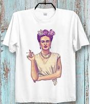 Artist Frida Kahlo Artwork T-Shirt Punk Rock Tee Top Super Cool Ideal Tee Top for Ladies and Gentlemen 3XL