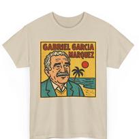 Gabriel García Márquez T-Shirt: Retro Comic Literary Pop Art Tee L