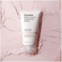 Genabelle Calamine Pink Cloud Acne Care Cleansing Foam Deep Purifying Cleanser 150ml 1 Pack (150ml)