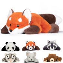 Homehalo Fox Plush Pillow Cozy Cuddle Pillow Birthday Christmas Present - Small, Cute, Fluffy, Weighty, Comfortable, - Fun, Gift, Celebration, (30cm)