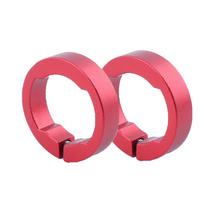 MTB Mountain Bike Handlebar Lock Ring End Lock Rings Bike Grips Fixing Ring Bicycle Grips Ring red-8mm