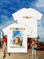 Travis Scott Astroworld Album Tshirt Wish You Were Here Hip Hop Rap Graphic Tee Unisex Unisex Casual Short Sleeve Tops L