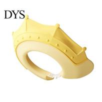 Adjustable Shower Visor for Toddlers Baby Shampoo Cap, with Ear Protection, Waterproof Hair Washing Shield, Soft Toddler Shield Bathing Hat, 1-6 Years geltona