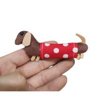 Cute Duck Bill Clip Cloth Horsetail Holder Trendy Dachshund Hairpin  Hair Accessories Red Barrette