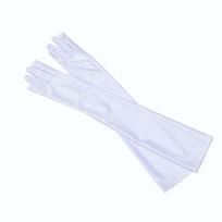 Elbow Sunscreen Parties Satin Performance Prom Gloves Long Gloves Finger glove Driving Gloves balta