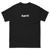 April Birthday First Given Name T-Shirt M