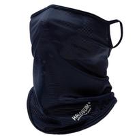 Full Face Mask Balaclava for Outdoor Hiking Cycling Breathable Ice Silk Sun Protection Windproof Motorcycle Scarf Neck Gaiter tamsiai mėlyna spalva
