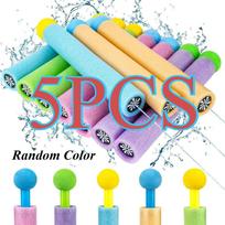 5/20 Pcs Kids Water Guns Set – Foam Bubble Sprayer Blaster with Detachable Nozzle,  Beach & Pool Summer Toys for Outdoor Play