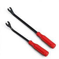 Auto Trim Clip Removal Tool Kit Car Door Panel Fastener Puller Remover raudona
