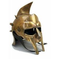 Maximus Medieval Roman Gladiator Armor Helmet Movie Wearable Helmet Spartan Knight Prop auksas