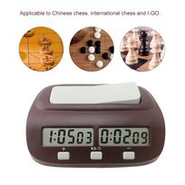 Professional Digital Chess Clock Count Down Chess Timer with Alarm Electronic Board Game Bonus Competition Master vyno raudonos spalvos