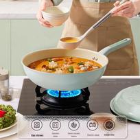 COOKER KING 32cm Non-stick Titanium Ceramic Stir-fry Pan
