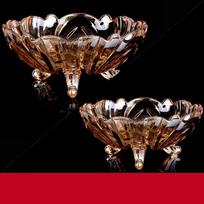 Flavinmci Nordic Style Crystal Glass Fruit Plate (2-Pack)
