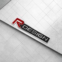 1 vnt. Metalinis 3D R raidės grotelių logotipas Automobilio stiliaus Galinės bagažinės raidės emblema Lipdukas Volvo XC40 S80 S40 S60 XC60 XC90 XC70 V70 V60 S90