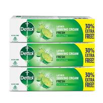 Fresh Shaving Cream-78G (Pack Of 3),180 Grams, Dettol 180 g