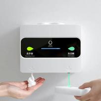 Double ended hand sanitizer machine detergent automatic sensor shampoo and shower gel bottle wall mounted soap dispenser balta