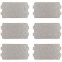 6 pcs Mica Plate Microwave Waveguide Protector Mica Plates 6.411.7cm Microwave Mica Plate Sheet Replacement Repair Accessories