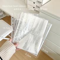 MINKYS PU Leather Silver A5 Kpop Photocards Collect Binder idol Photo Card Book Idol Storage Album Stationery