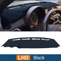 Fiat 500 500c 500e 2007 - 2012 2013 2014 2015 2016 2017 2018 2019 2020 2021 2022 2023 2024 Automobilio prietaisų skydelio uždangalo priedai LHD Black
