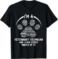 Veterinary Technician Appreciation Vet Tech Gift Unisex T-Shirt 2XL