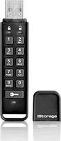 „iStorage iStorage IS-FL-DAP3-B-64“ 64GB talpos „datAshur Personal2“ 256 bitų USB 3.0 atmintinė su aparatinės įrangos šifravimu